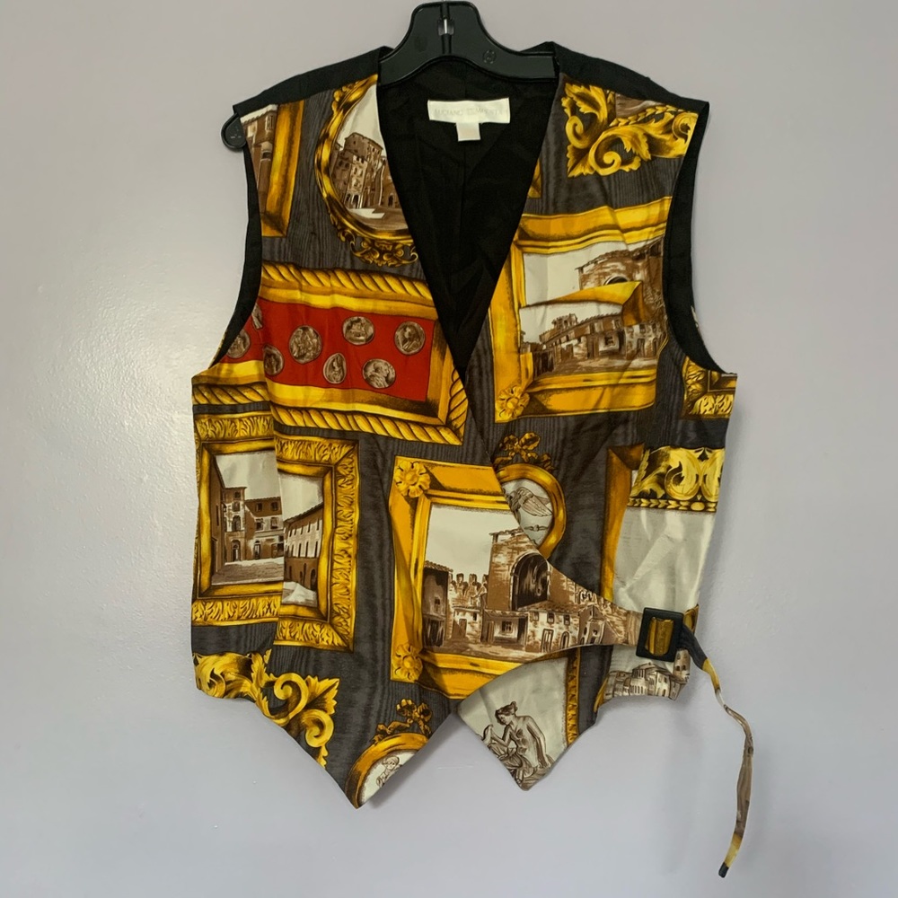Vintage Luciano Tempesta Silk Vest Small